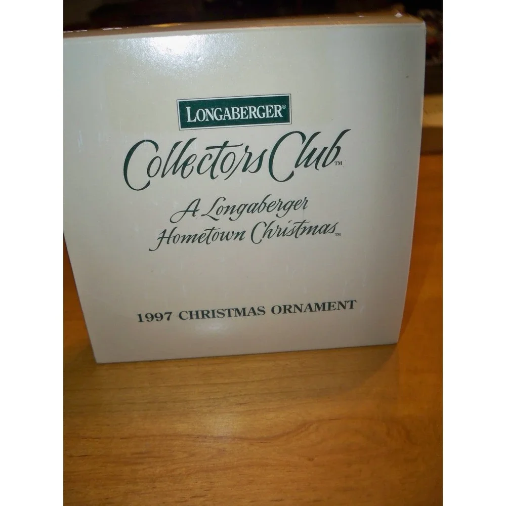 Longaberger 1997 Collectors Club Holiday Christmas Ornament Caroling In‎ Dresden